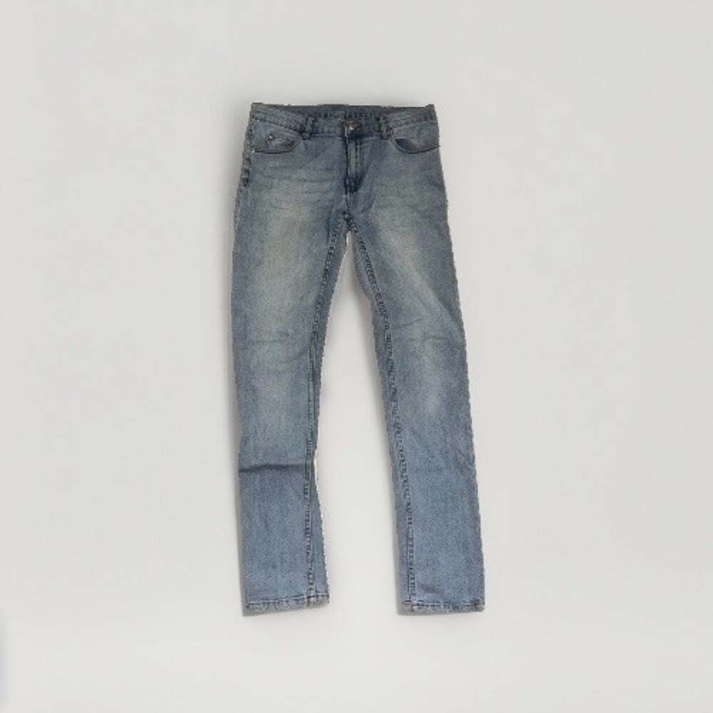 Vintage Y2K Cheap Monday Men’s Skinny Jeans 32x32 Stone Washed Blue